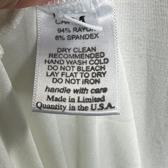NWT Michael Lauren Oz Sleeveless Tank Long Dress w/ Drawstring in White Medium - Picture 8 of 10
